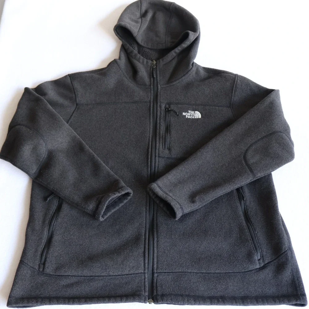 The North Face Gordon Lyons Hoodie Dark Grey Men's XXL Full Zip Outdoor
